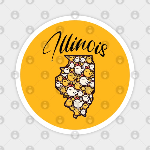 Illinois Magnet by DaysMoon